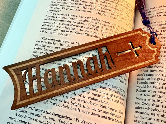 Personalized Faith Wooden Cross