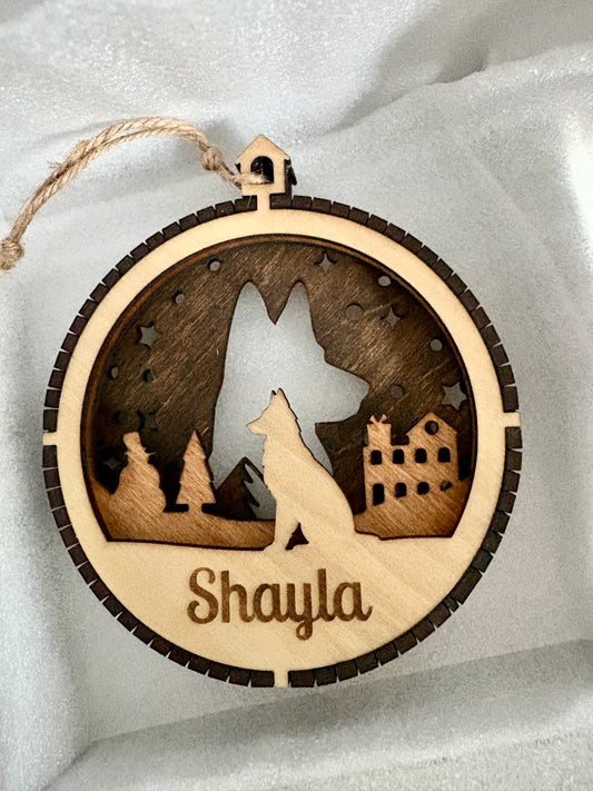 Personalized Pet Memorial & Christmas Ornament