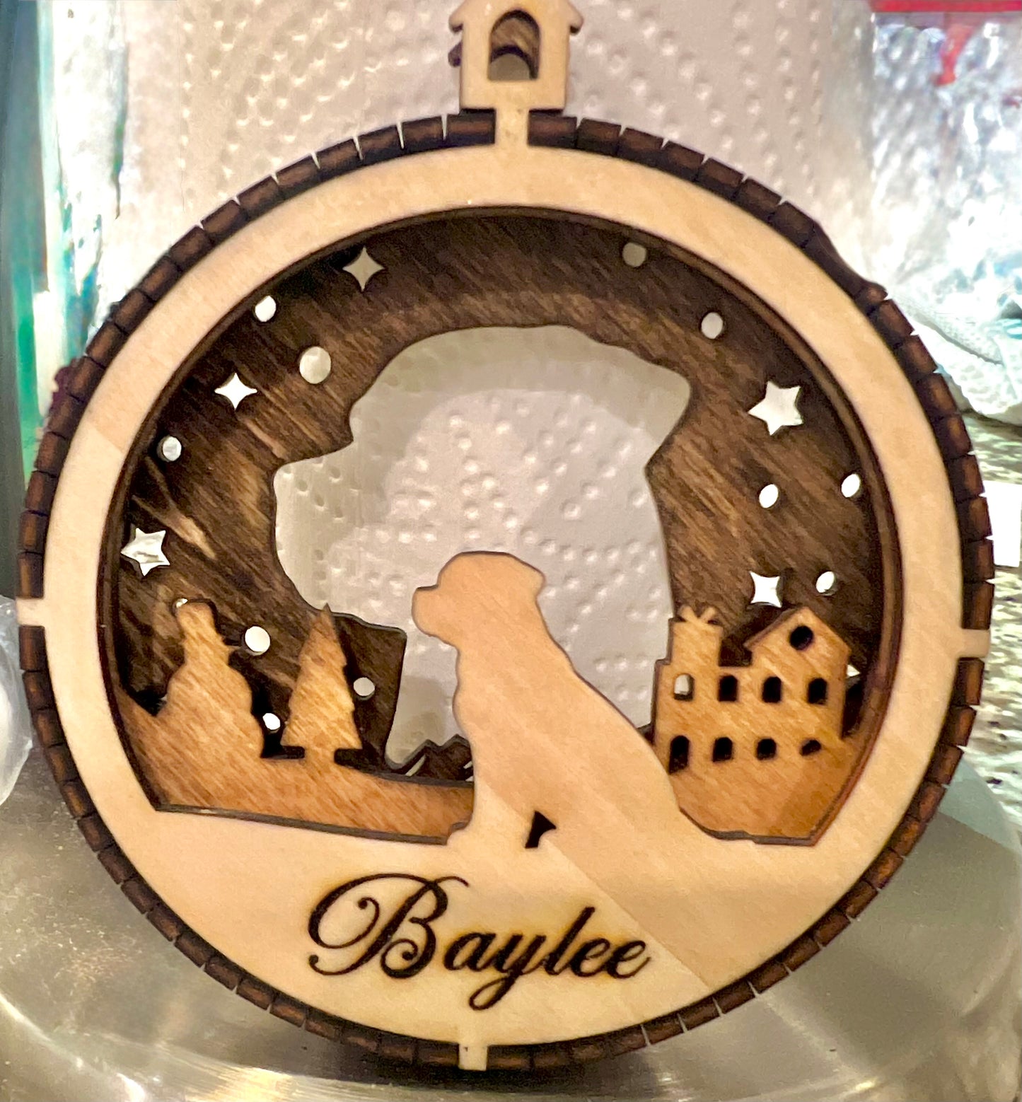 Personalized Pet Memorial & Christmas Ornament